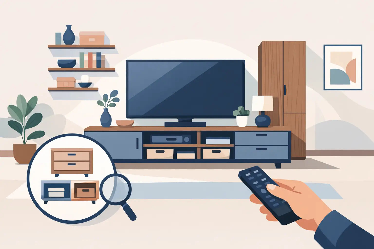Mueble TV con almacenaje: cómo elegirlo