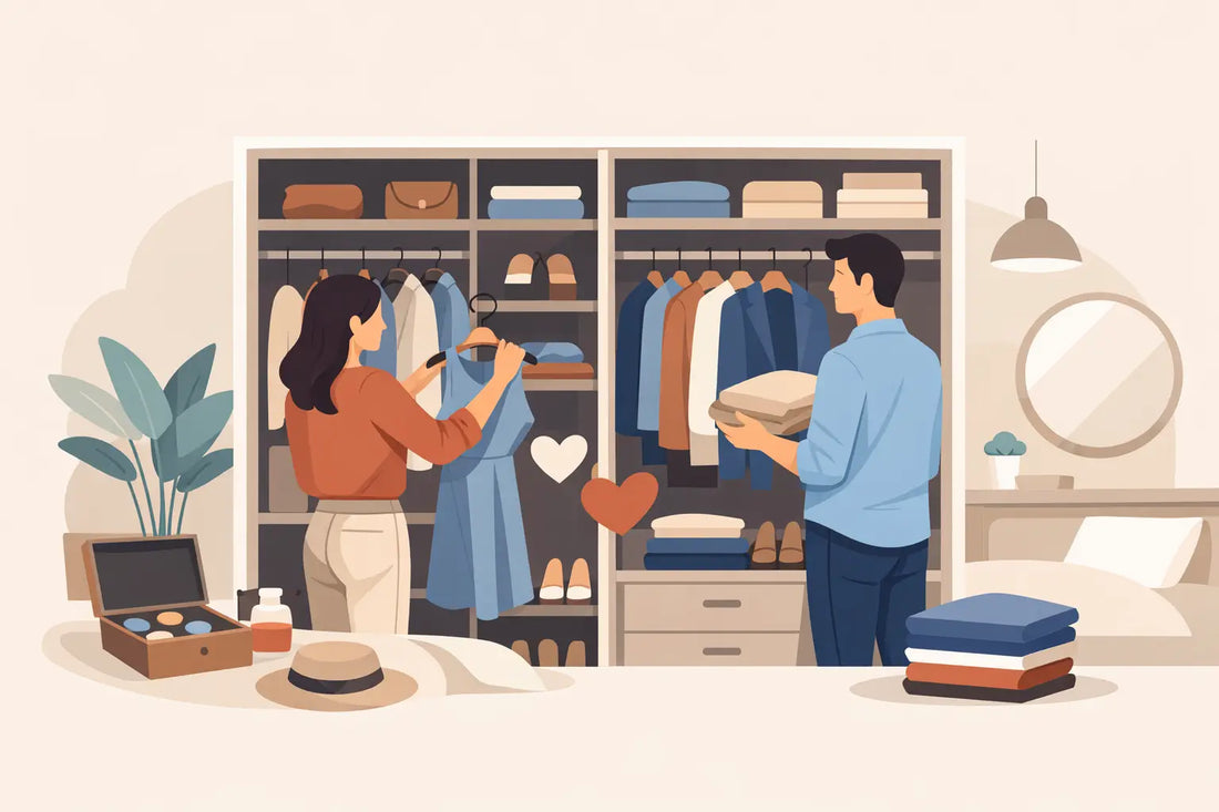 Guía de armarios para pareja sin errores
