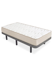 Pack poupança base estofada Dollie com colchão viscoelástico Nova plus 105x190 cm - 20 cm Altura