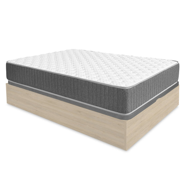 Pack económico Casal Sommier Rebatível Nest com Colchão Viscoelástico e Molas Aurea 150 x 190 cm
