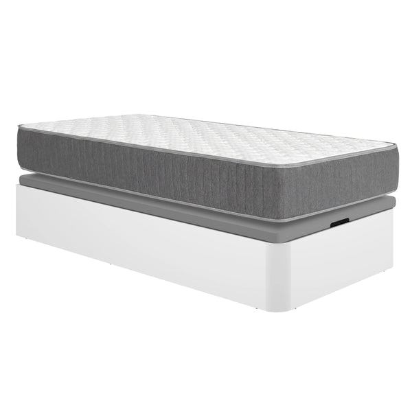 Pack poupança juvenil Canapé Round com Colchão viscoelástico e molas ensacadas Aurea 90 x 190 cm