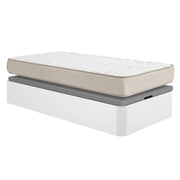 Pack de poupança juvenil Sommier Box Rebatível Round com Colchão Viscoelástico Nova Plus 90 x 190 cm