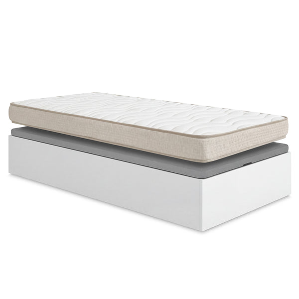 Pack poupança juvenil Sommier rebatível Nest com Colchão viscoelástico Nova 90 x 190 cm