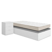 Pack poupança juvenil Estrado Elevatório Nest com Colchão viscoelástico Nova 90 x 190 cm e Mesinha de Cabeceira Rio