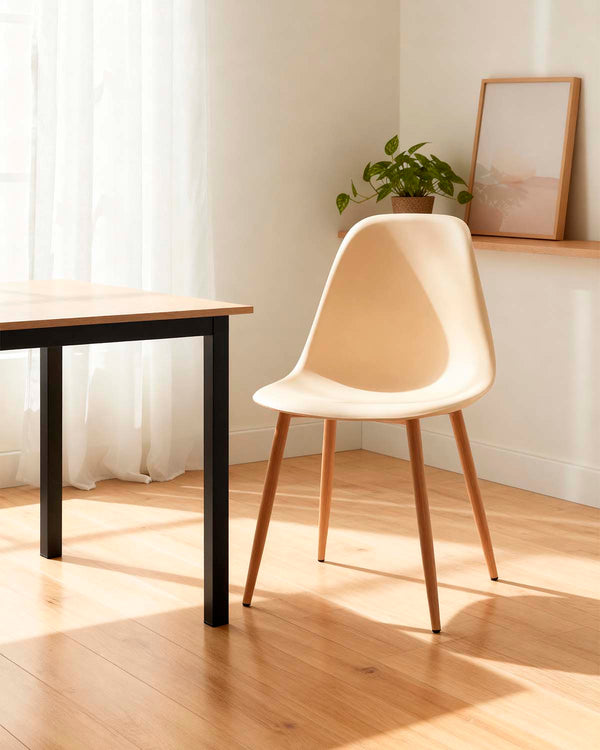 Conjunto de 4 cadeiras de sala de jantar Lena