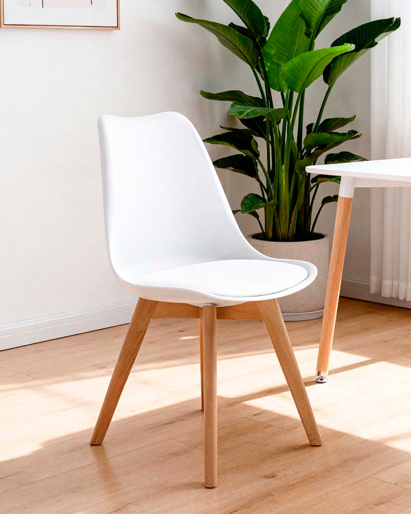 Conjunto de 4 cadeiras de sala de jantar Mavis