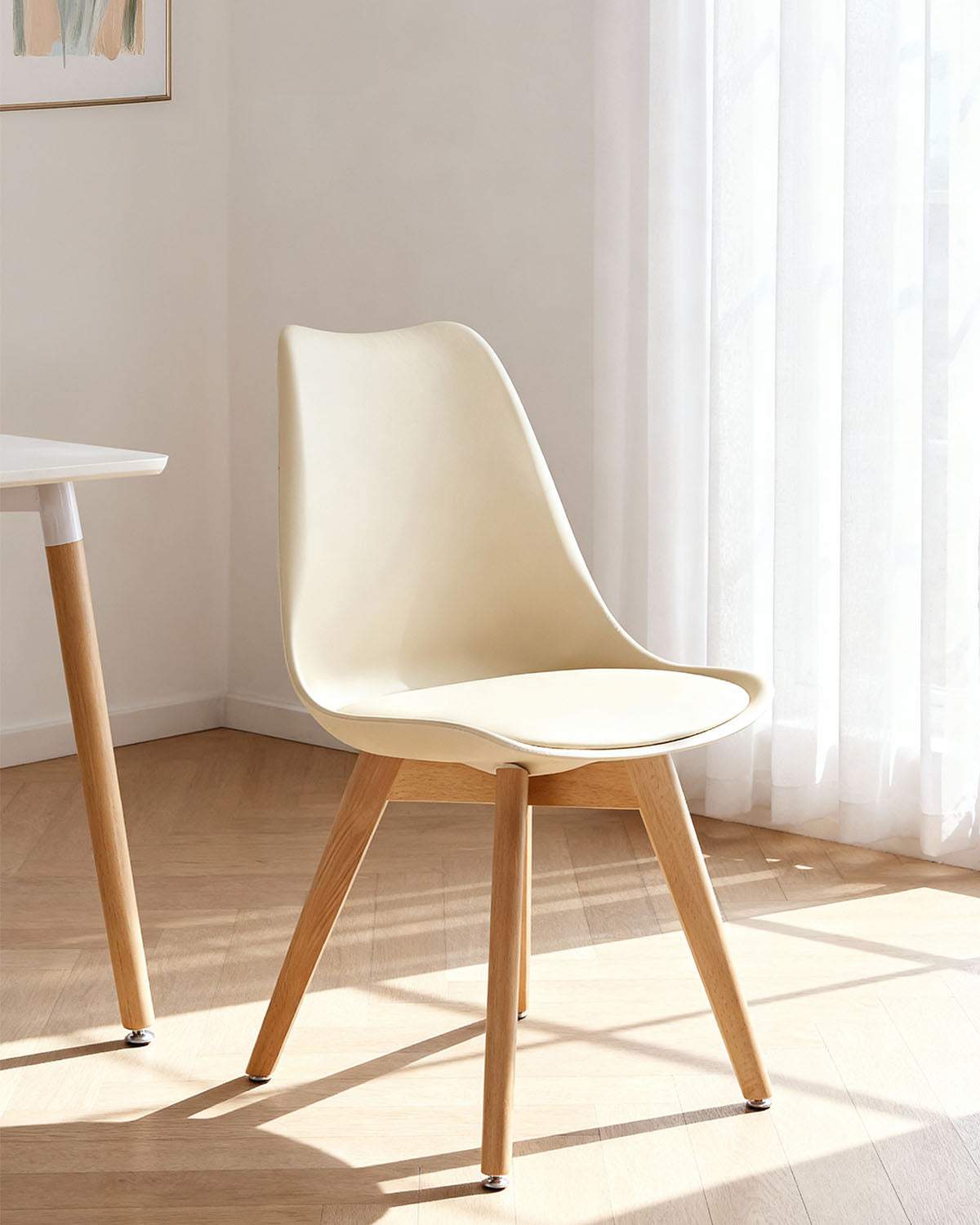Conjunto de 4 cadeiras de sala de jantar Mavis