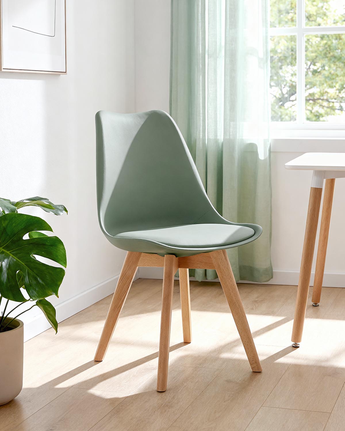 Conjunto de 4 cadeiras de sala de jantar Mavis