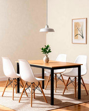 Conjunto de mesa Elba e cadeiras Emilia