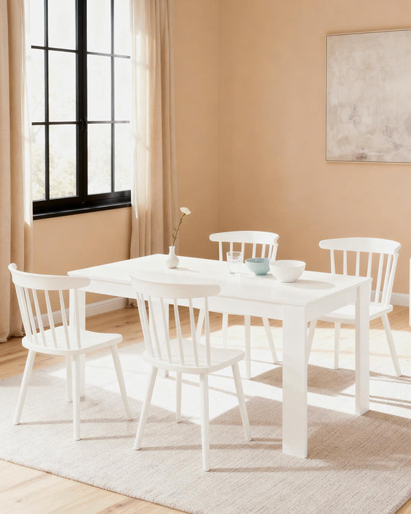 Pack de mesa Sami e cadeiras Connie com desconto