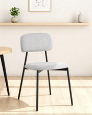Conjunto de 4 cadeiras de sala de jantar estofadas Bonnie