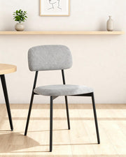 Conjunto de 4 cadeiras de sala de jantar estofadas Bonnie