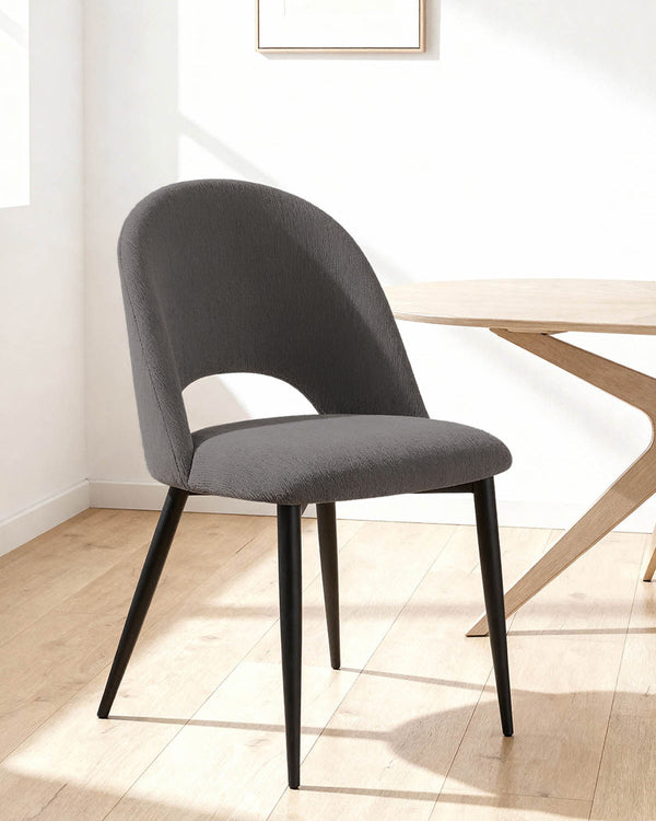 Conjunto de 4 cadeiras de sala de jantar estofadas Hollie