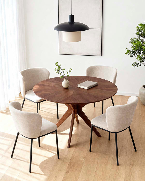 Pack de poupança com mesa Gina e cadeiras Glenna