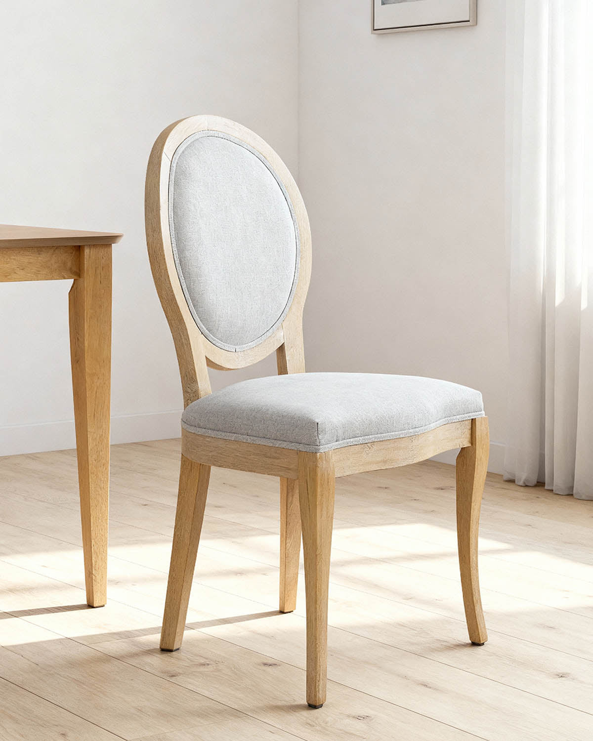 Conjunto de 2 cadeiras de sala de jantar estofadas Lizzie