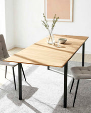 Mesa de jantar retangular extensível Elba