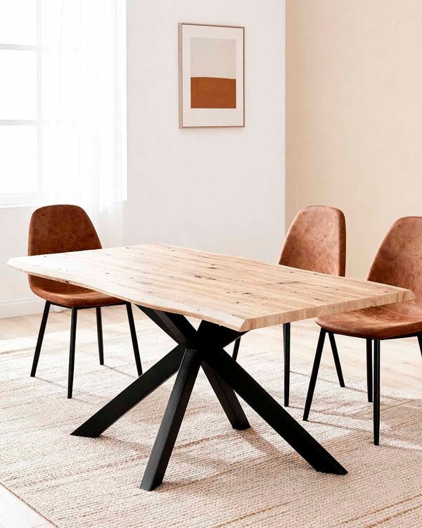 Mesa de jantar com tampo irregular Thelma
