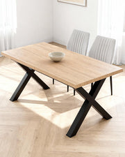 Mesa de jantar retangular extensível Earlene