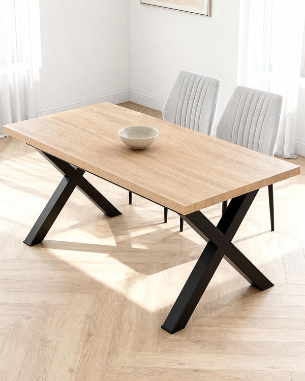 Mesa de jantar retangular extensível Earlene