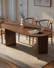 Mesa de jantar oval Jacklyn