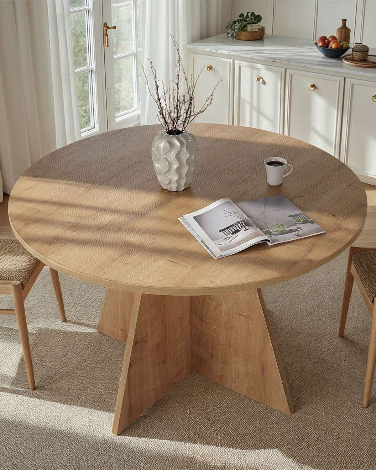 Mesa de jantar redonda Bethany