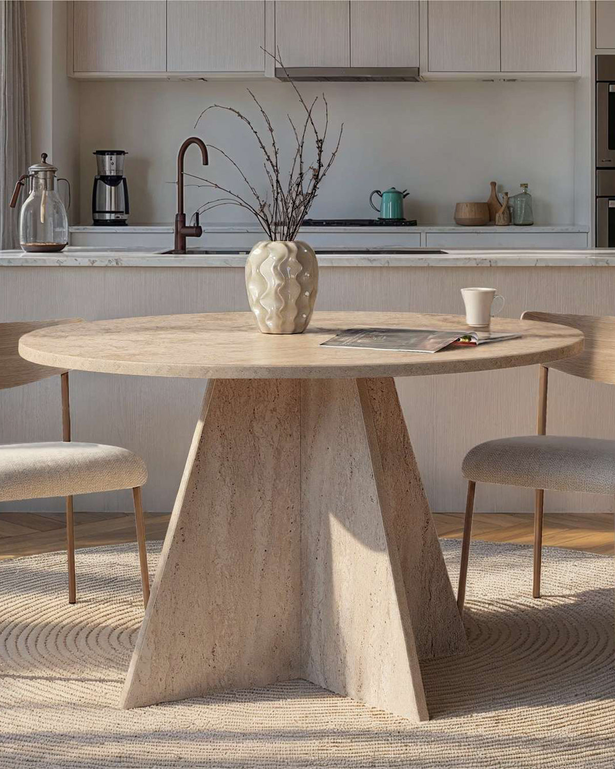 Mesa de jantar redonda Bethany