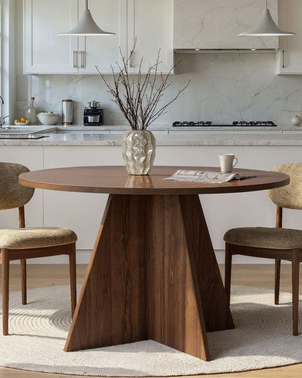 Mesa de jantar redonda Bethany