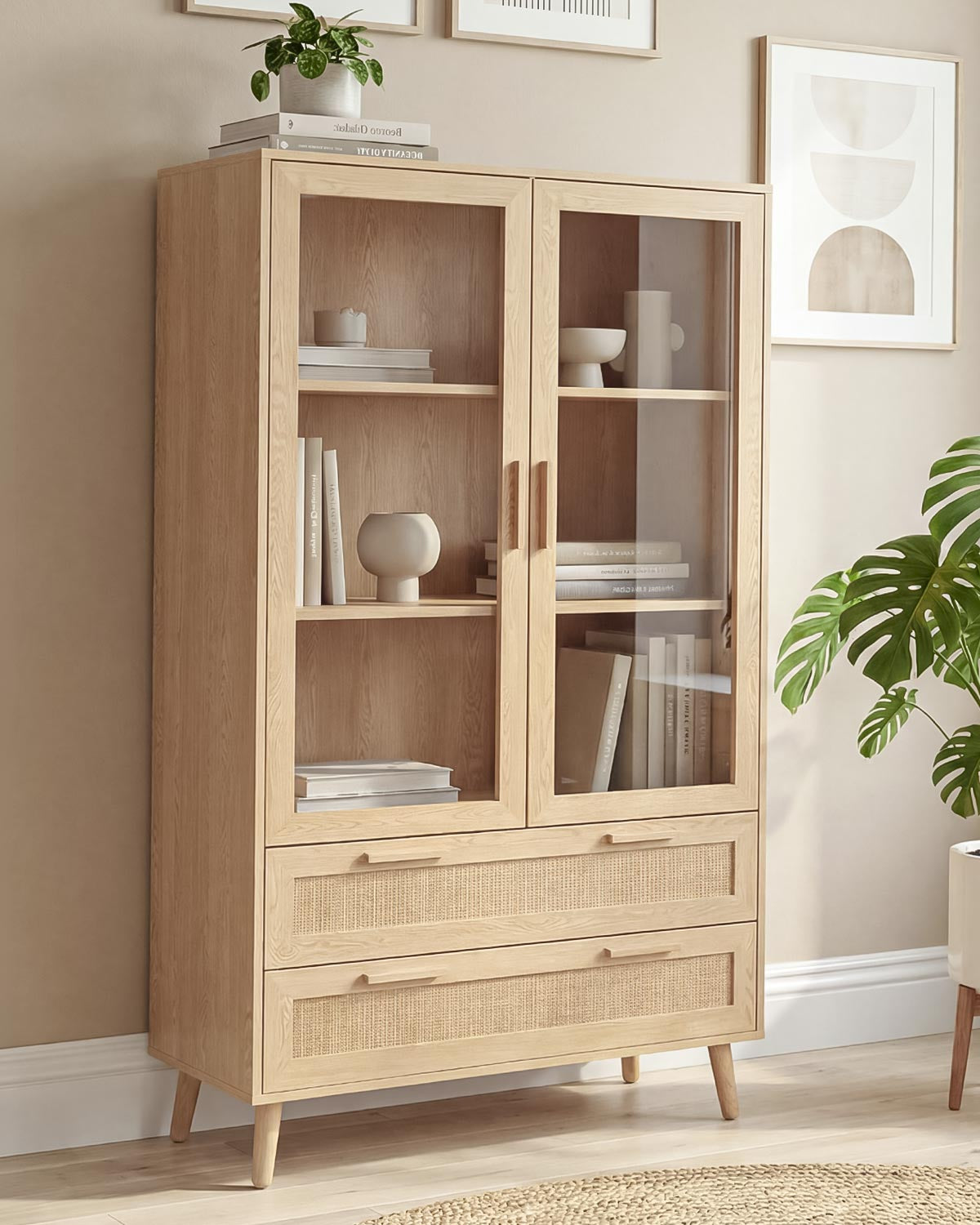 Vitrine de Rattan Clare