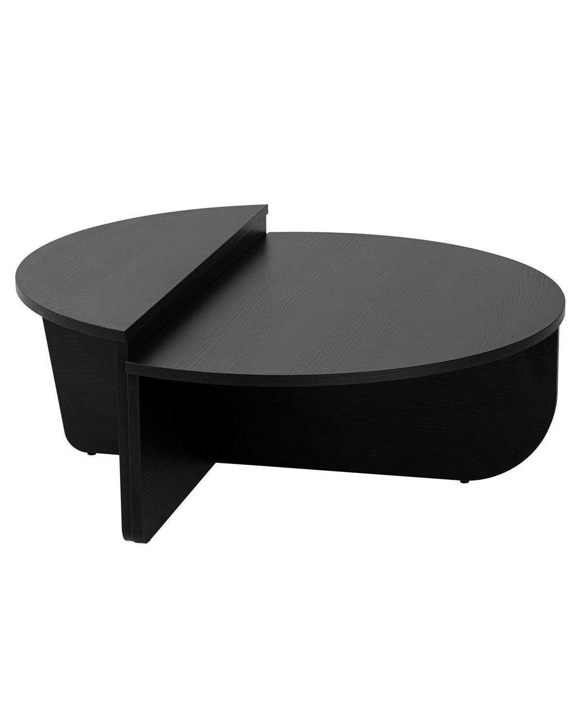 Mesa de centro redonda de duas peças Flossie