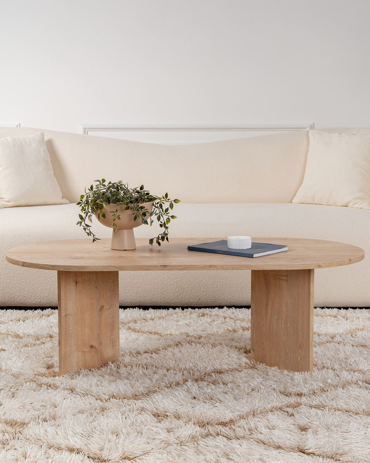 Mesa de centro oval Arline