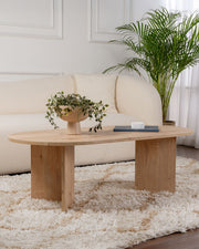 Mesa de centro oval Arline