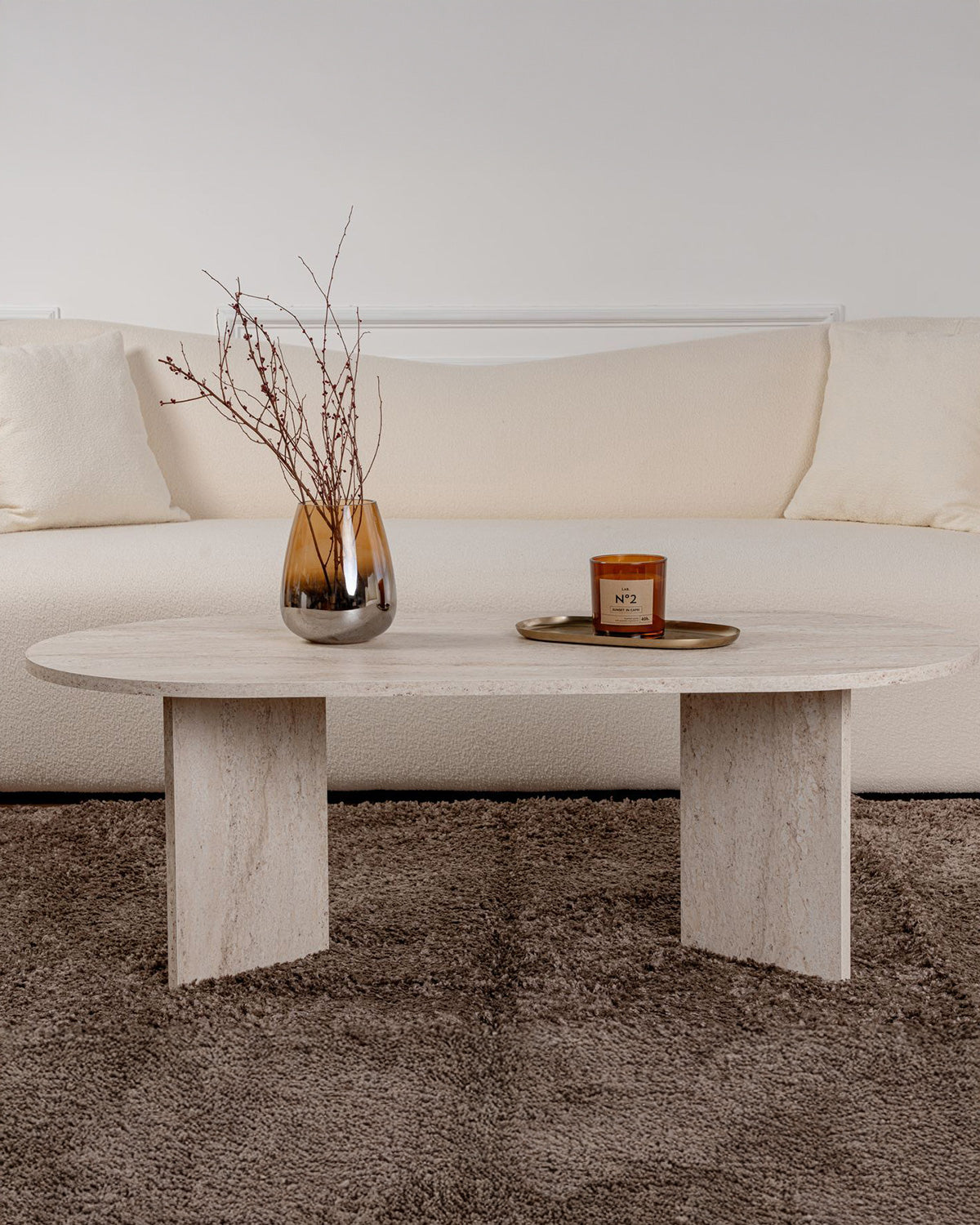 Mesa de centro oval Arline