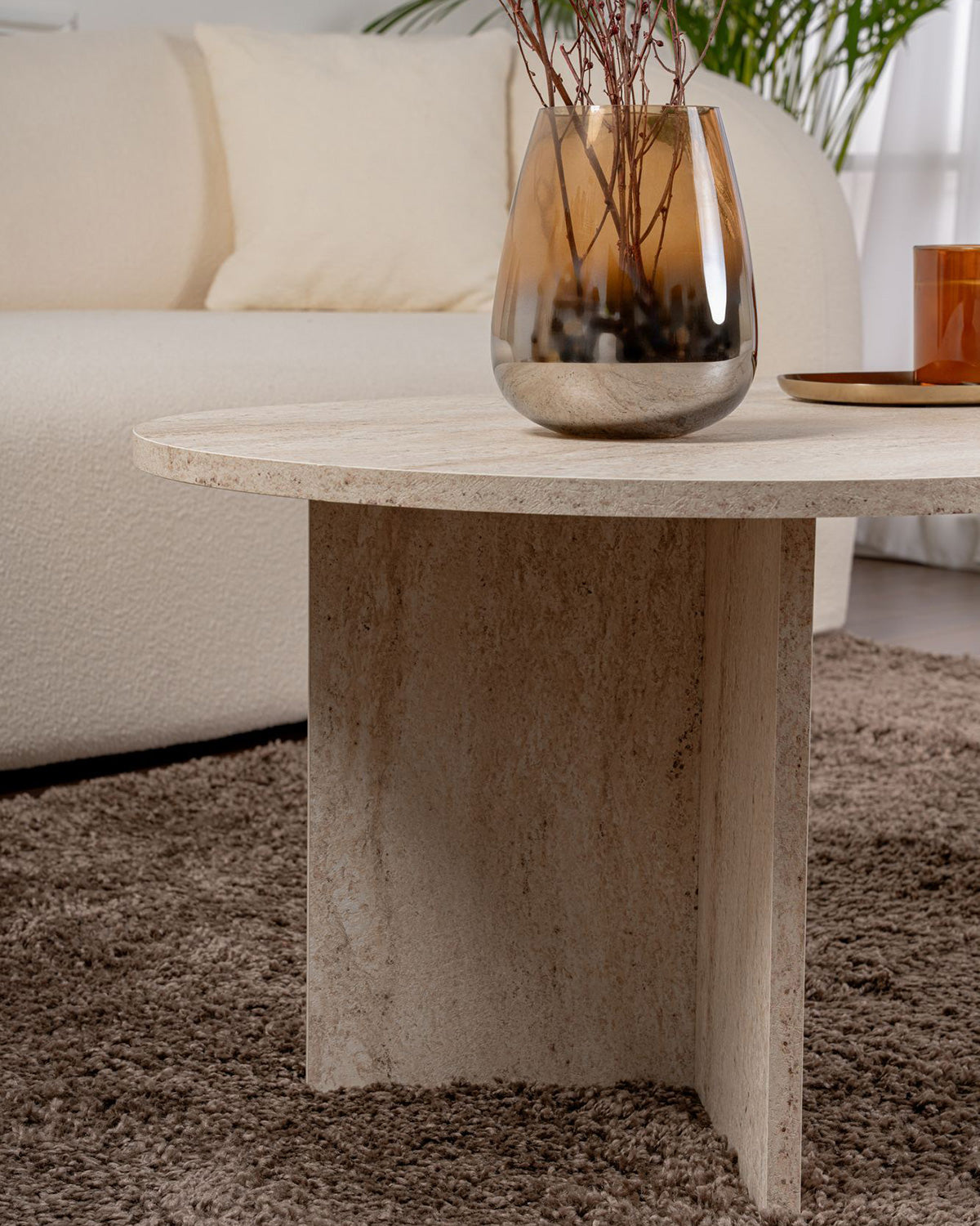 Mesa de centro oval Arline
