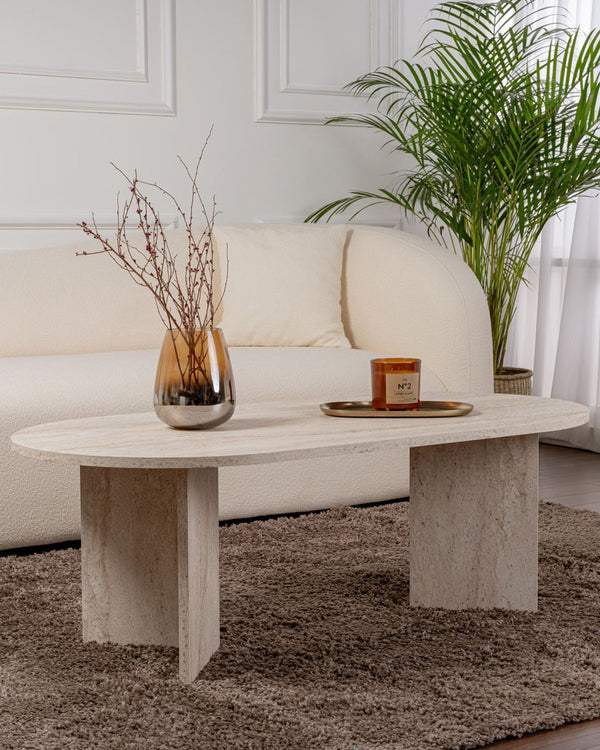 Mesa de centro oval Arline