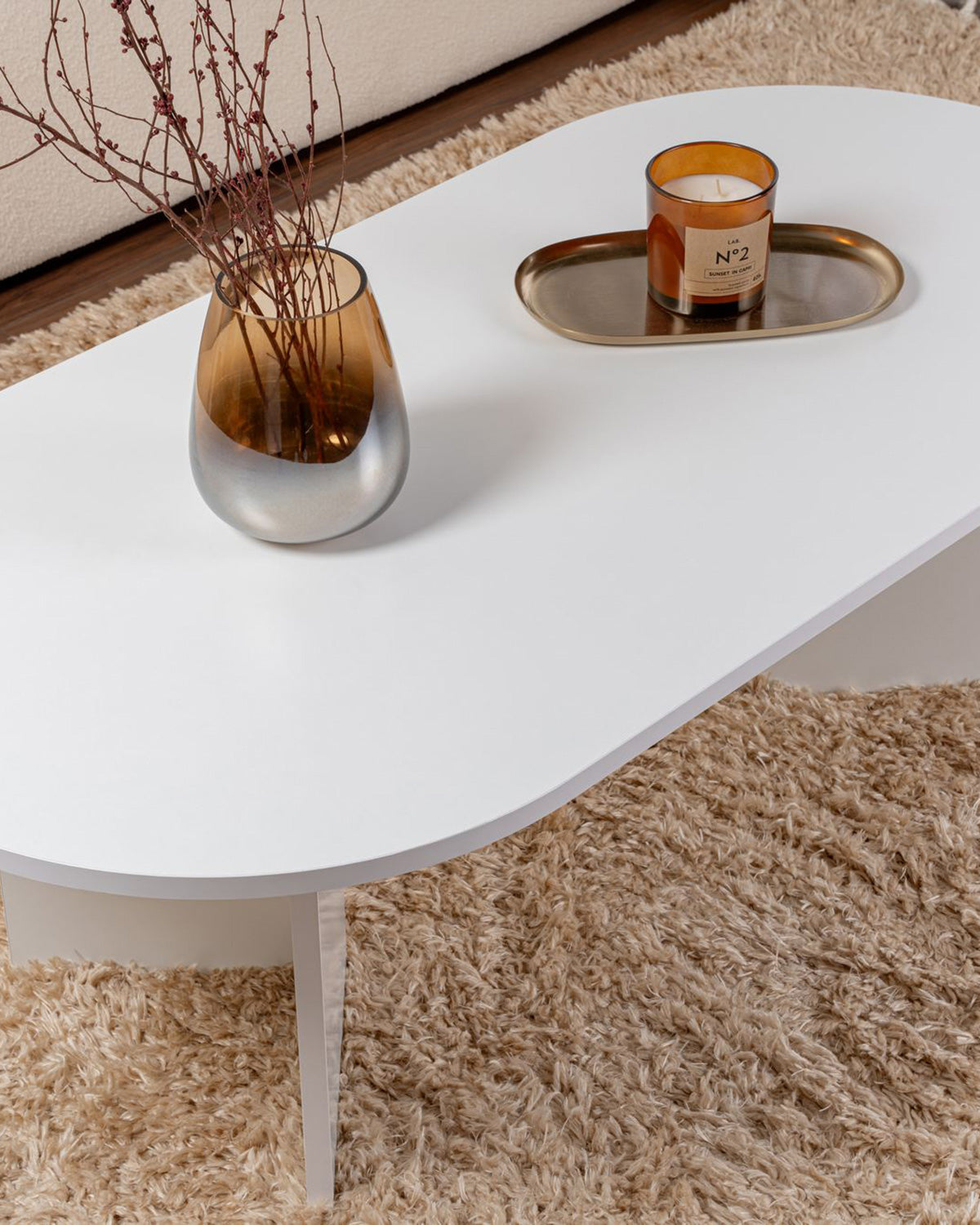 Mesa de centro oval Arline