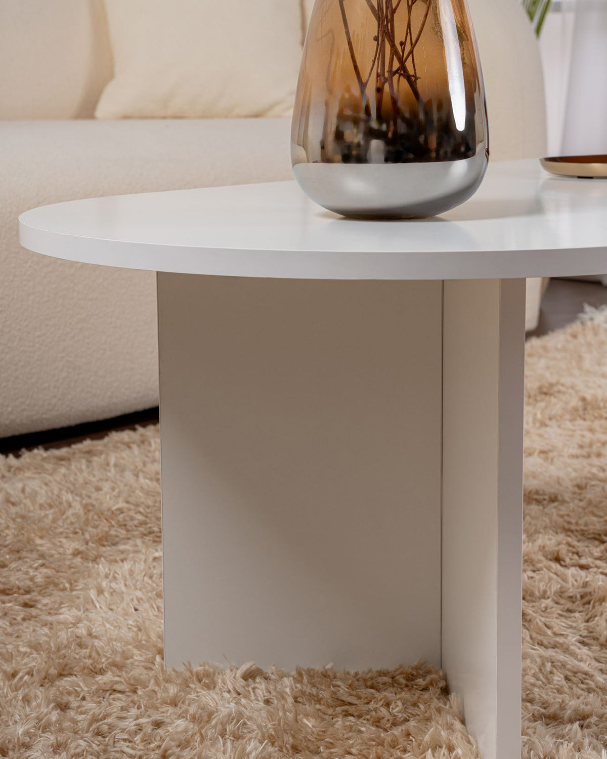 Mesa de centro oval Arline