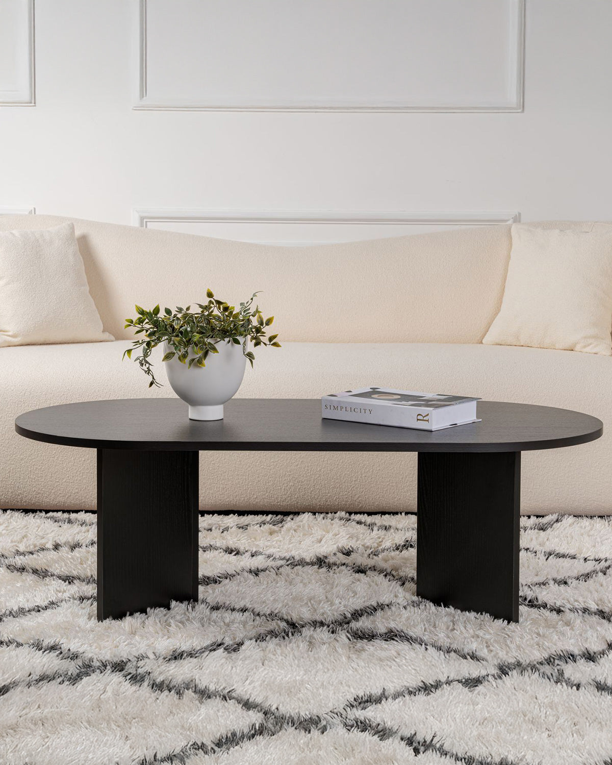 Mesa de centro oval Arline