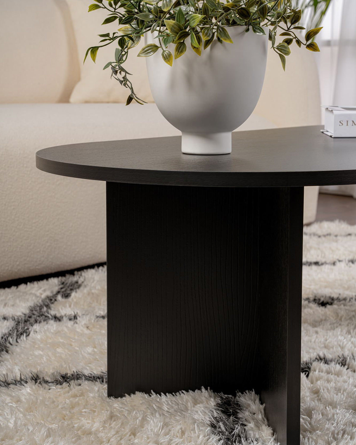 Mesa de centro oval Arline