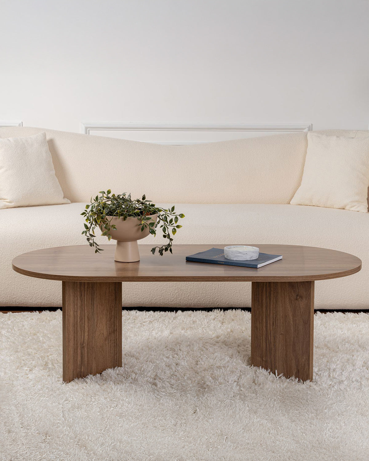 Mesa de centro oval Arline