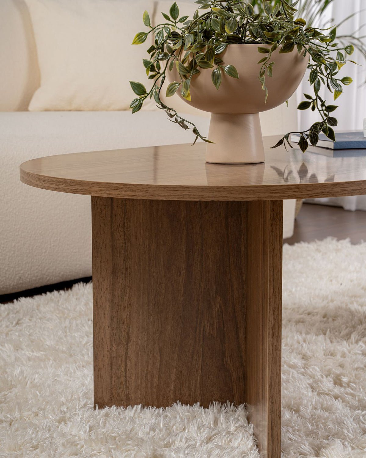 Mesa de centro oval Arline
