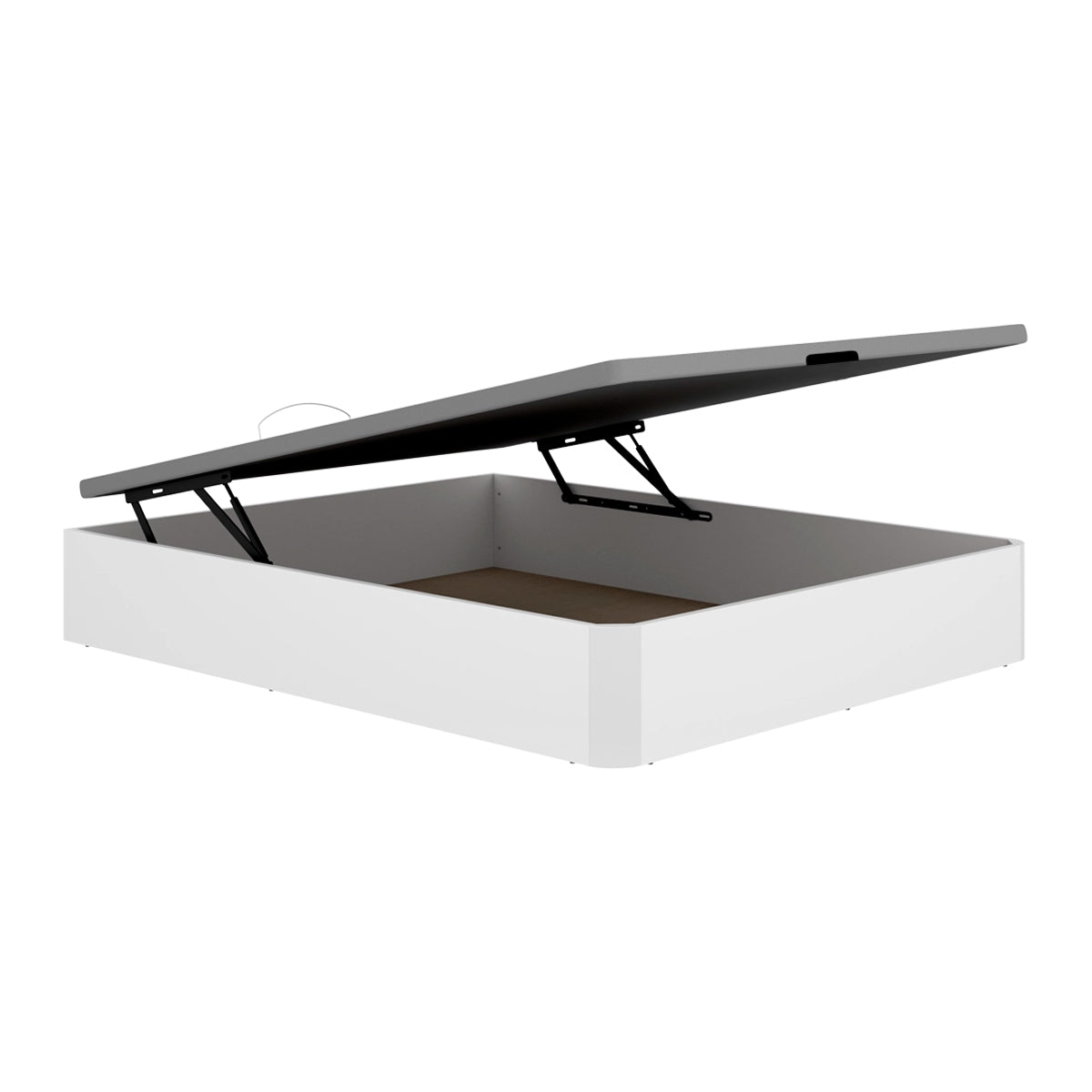 Conjunto económico de casamento Base elevatória Round com Colchão viscoelástico Nova Plus 135 x 190 cm