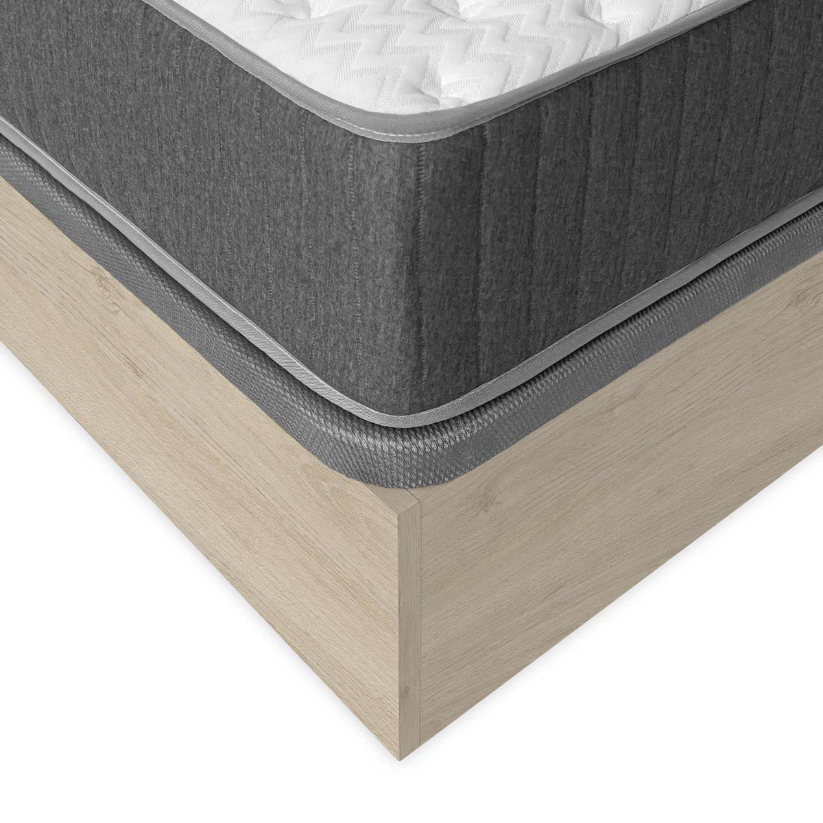 Pack poupança casamento Sommier elevatório Nest com Colchão viscoelástico e molas Aurea 135 x 190 cm