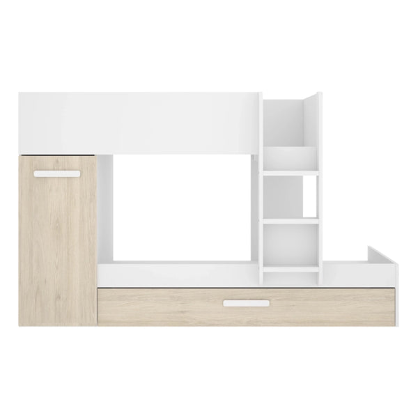 Pack poupança juvenil Beliche triplo Tom com 3 Colchões viscoelásticos Nova 90 x 190 cm