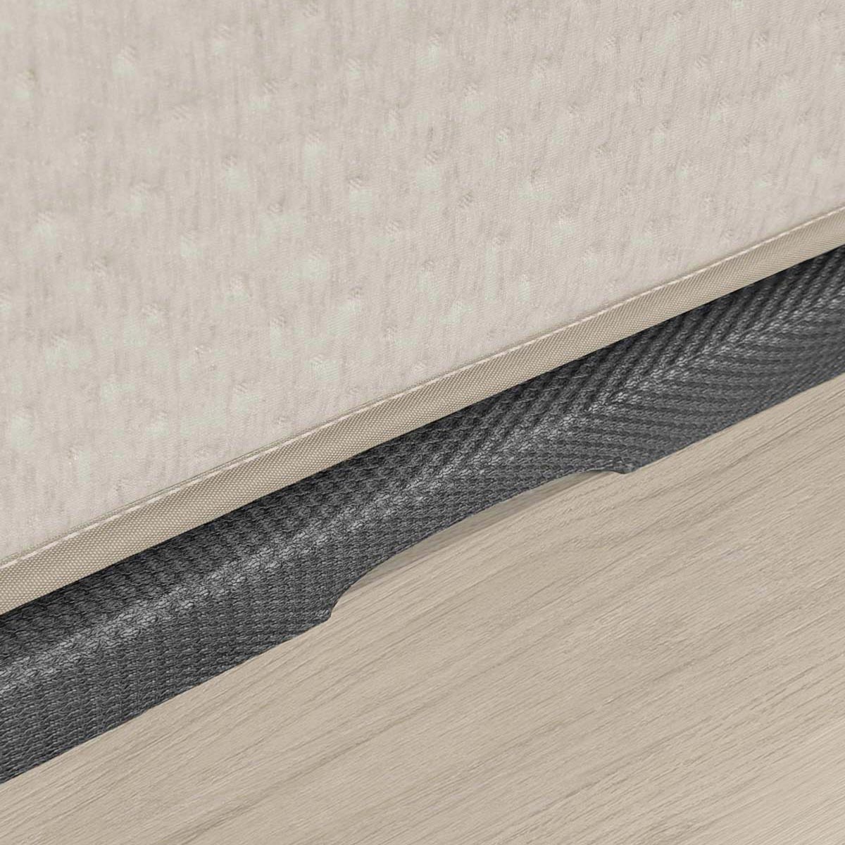 Pack poupança casal Canapé rebatível Round com Colchão viscoelástico Nova Plus 150 x 190 cm