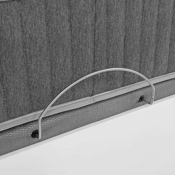 Pack económico Casal Sommier Rebatível Nest com Colchão Viscoelástico e Molas Aurea 150 x 190 cm