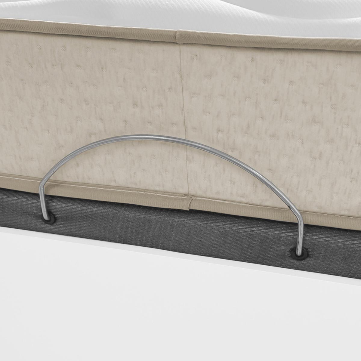 Conjunto económico de casamento Base elevatória Round com Colchão viscoelástico Nova Plus 135 x 190 cm