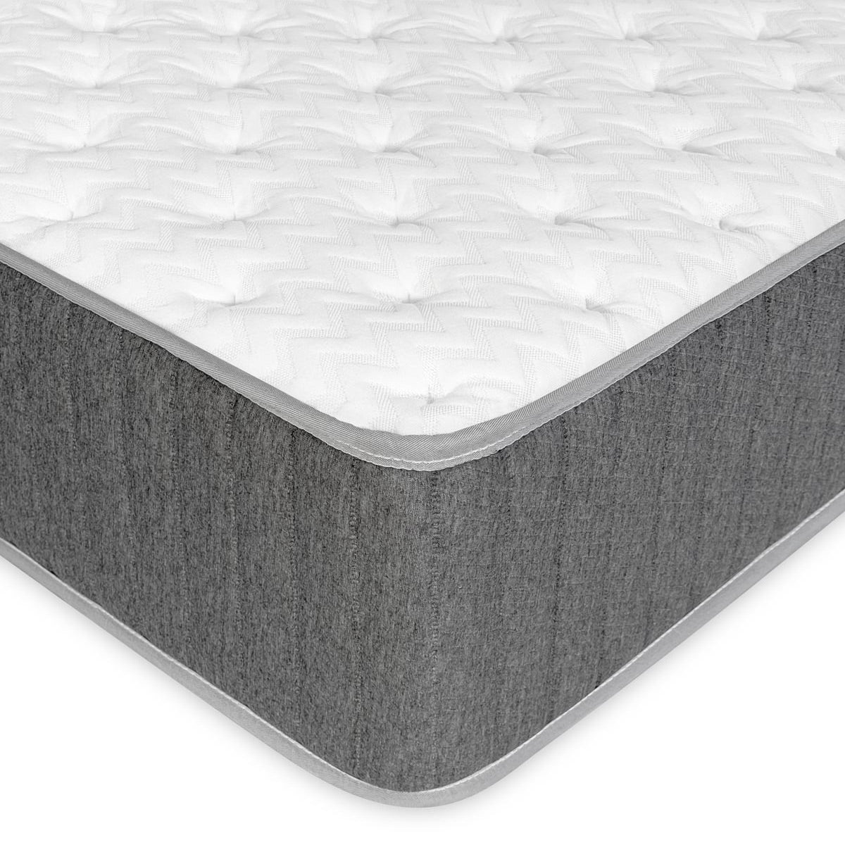 Pack económico para casal Sommier rebatível Round com Colchão viscoelástico e molas Aurea 150 x 190 cm