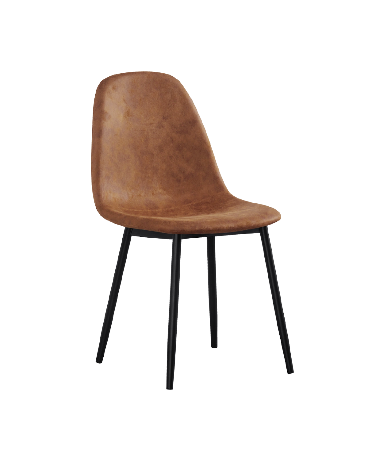 Conjunto de 4 cadeiras de sala de jantar estofadas Deana