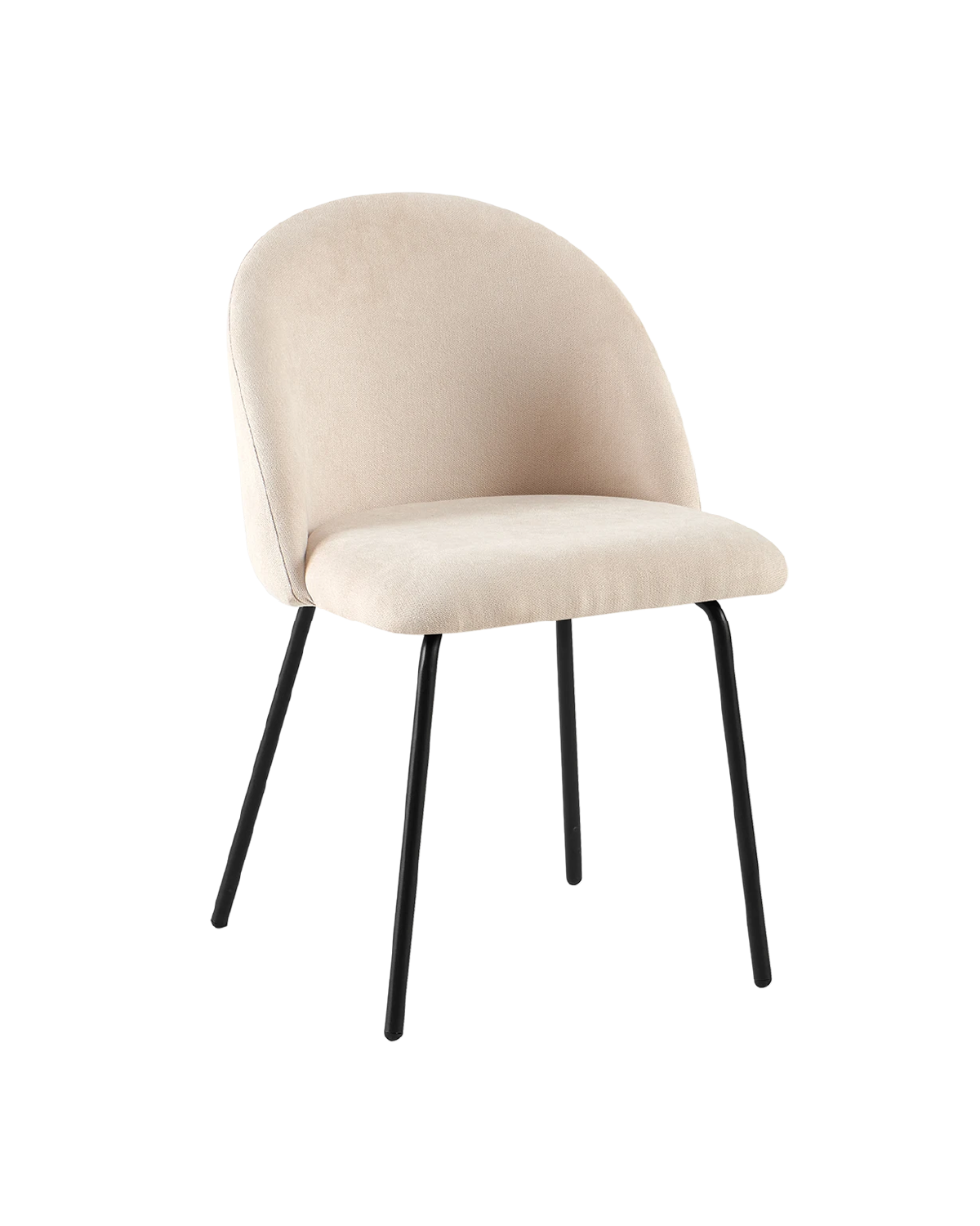 Conjunto de 4 cadeiras de jantar estofadas Grace