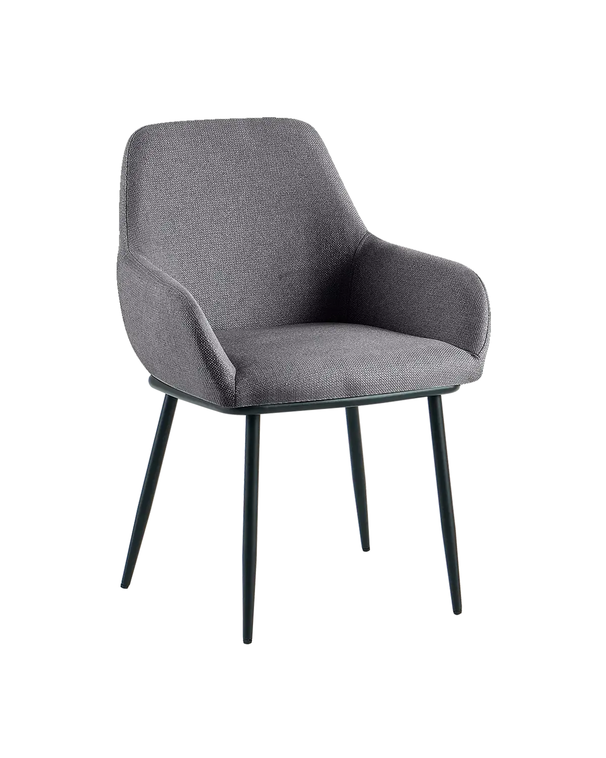 Conjunto de 2 cadeiras de sala de jantar estofadas Verna